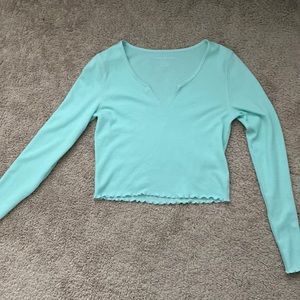 Teal long sleeve from American eagle